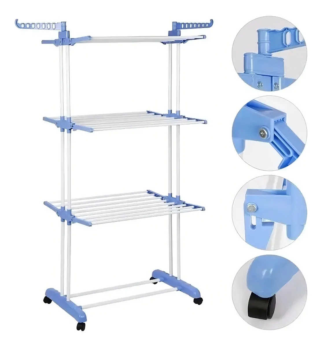 Tender de Pie Vertical 3 niveles con con ruedas Azana - Imagen 2